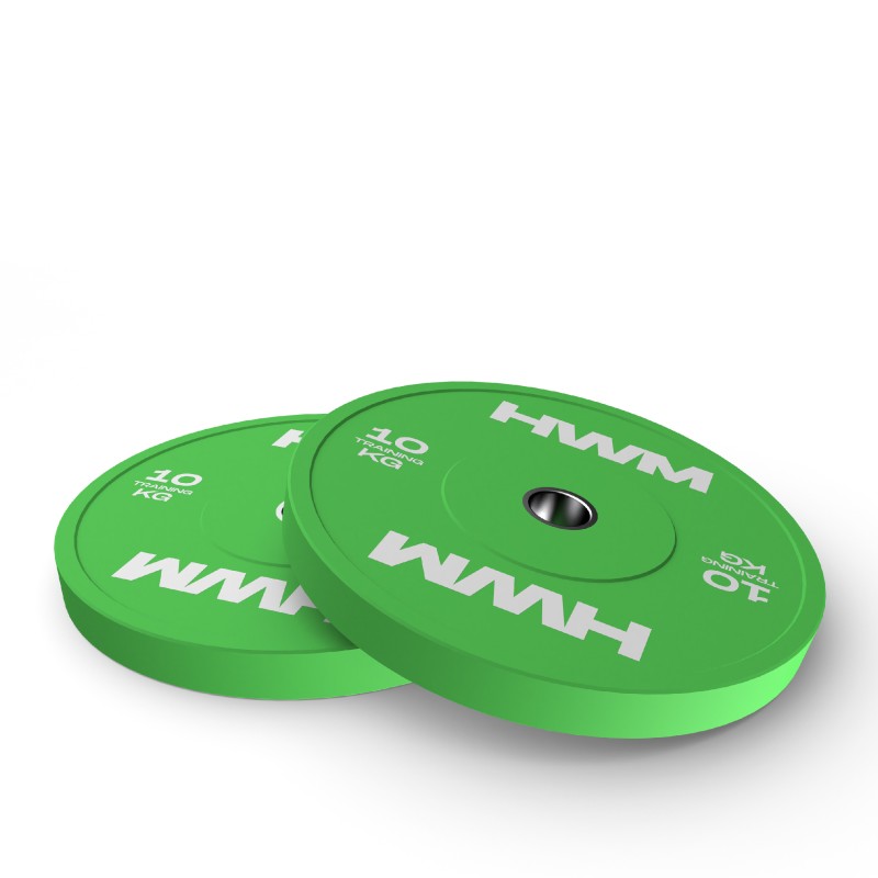 Par Bumper Plates Full Color 10kg / HWM® — vista 2