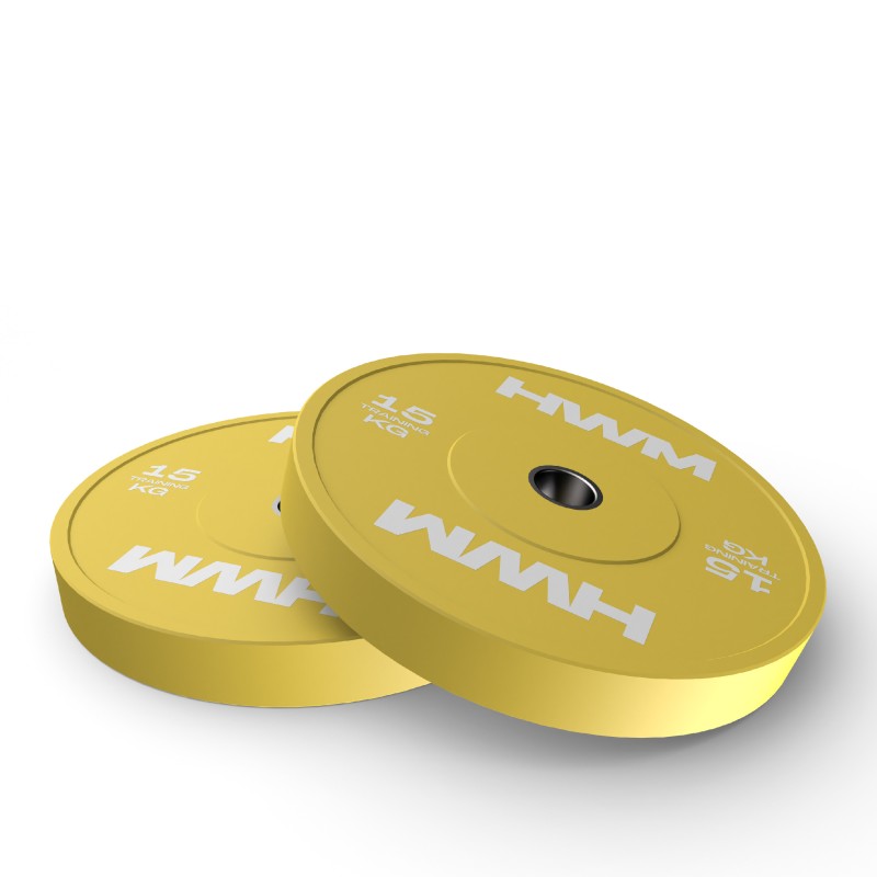 Par Bumper Plates Full Color 15kg / HWM® — vista 2