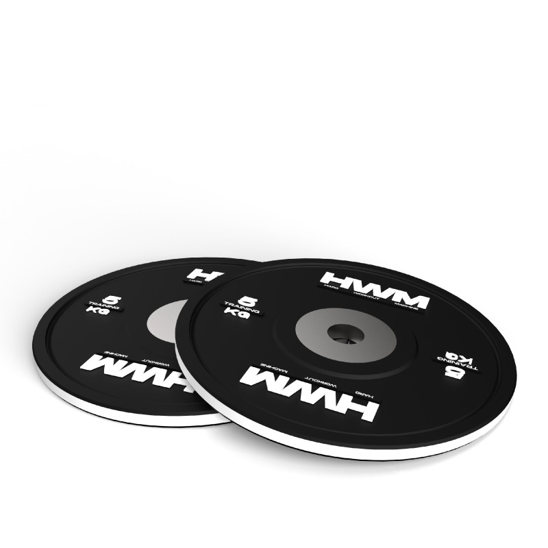 Par Bumper Plates Color Stripe 5kg / HWM® — vista 2