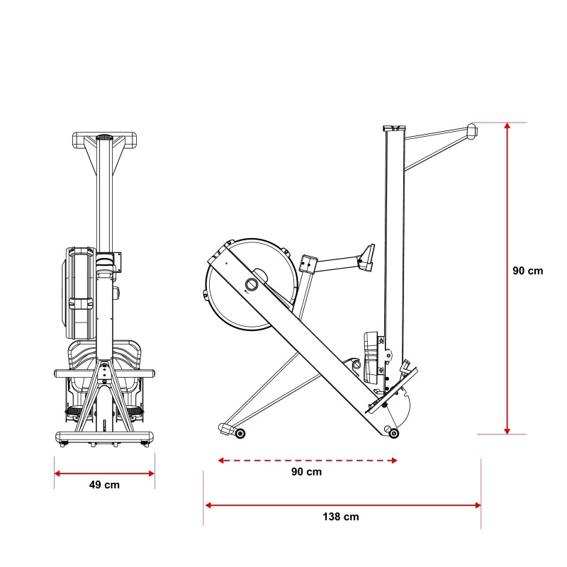 Air Rower 2.0 Smart Connect / XEBEX — vista 8