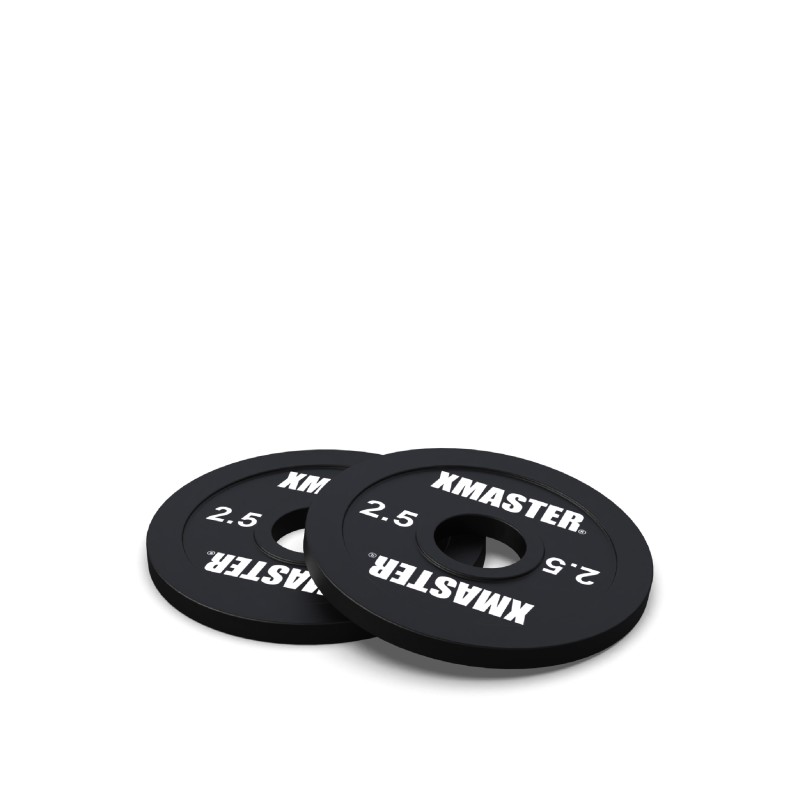 Par Discos Calibrados Powerlifting 2.5kg Negro / XMASTER — vista 2