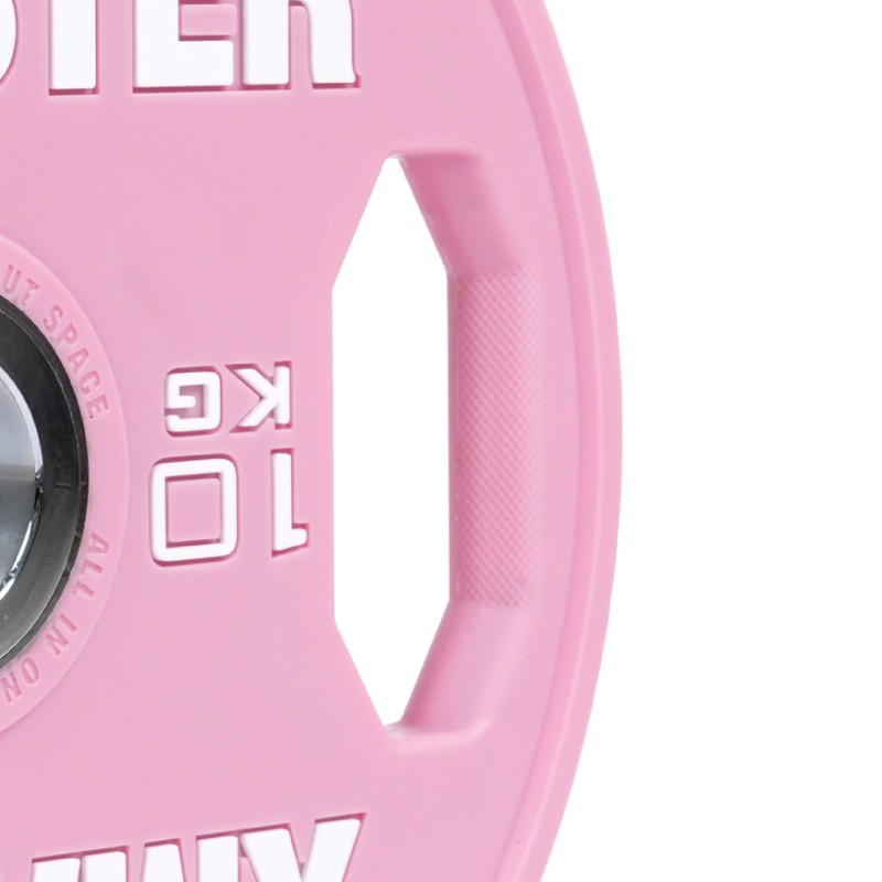 Par Discos Olímpicos CPU Pink Grip 10kg / XMASTER — vista 3