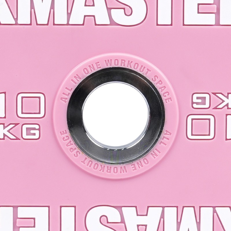 Par Discos Olímpicos CPU Pink Grip 10kg / XMASTER — vista 5