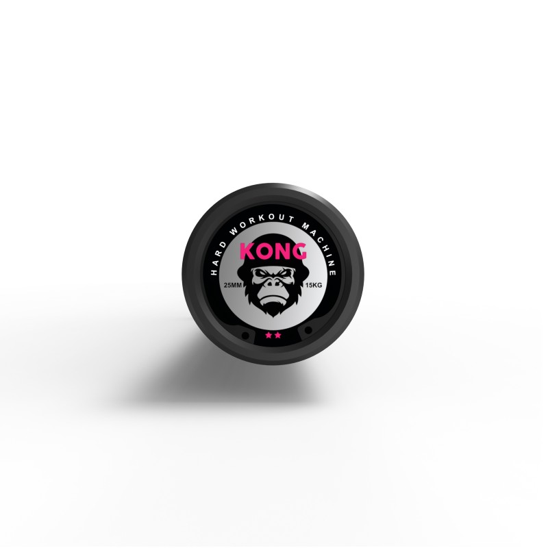 Barra Olímpica Cerakote Pink 15kg / KONG — vista 5
