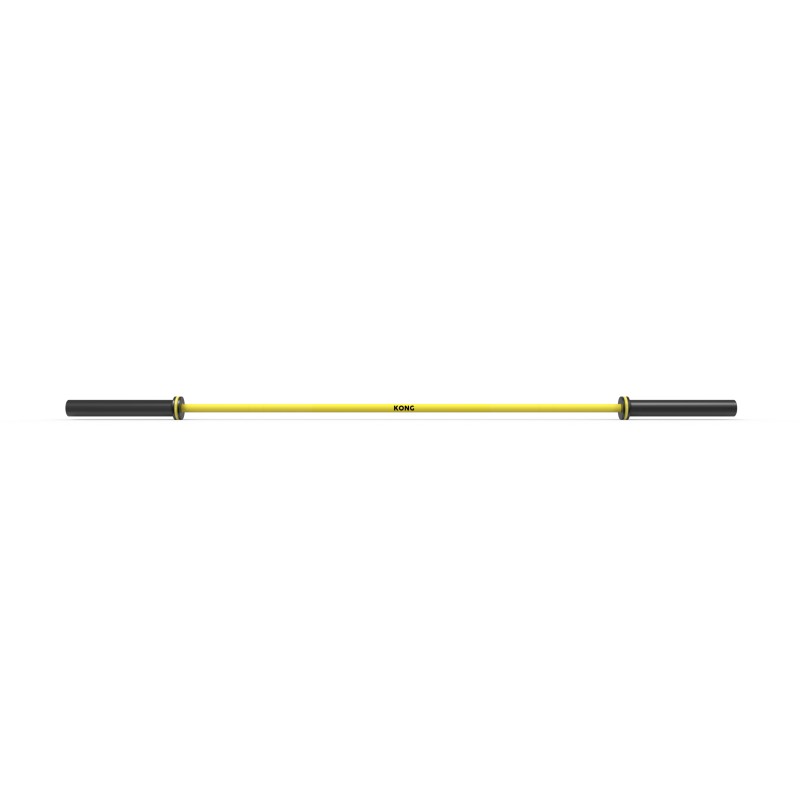 Barra Olímpica Cerakote Amarillo 15kg / KONG — vista 6