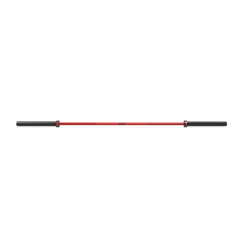Barra Olímpica Cerakote Rojo 20kg / KONG — vista 6