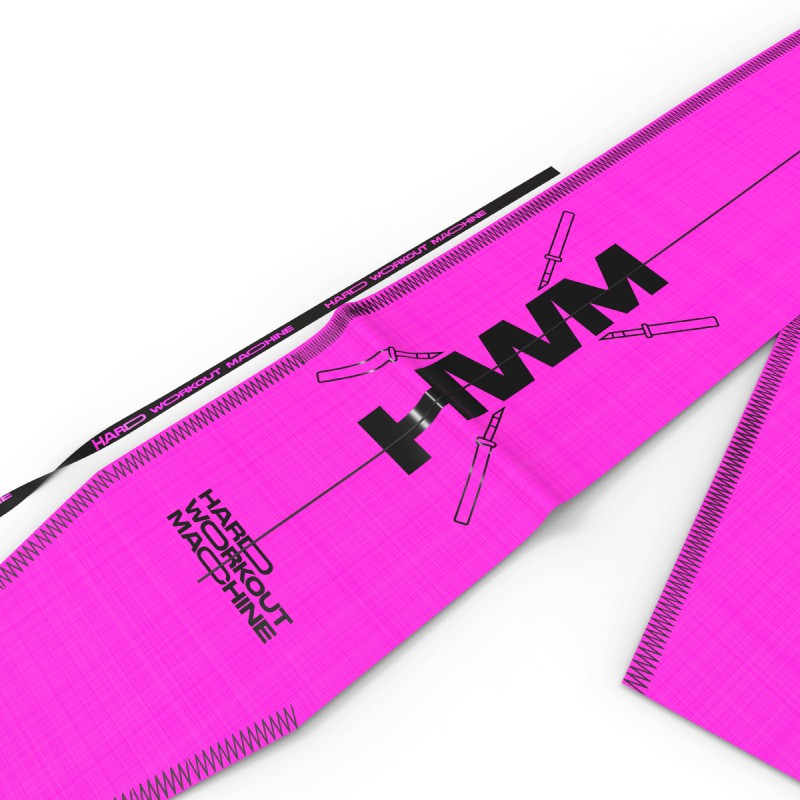 Par Muñequeras de Tela Spiral 2.0 Magenta / HWM® — vista 2