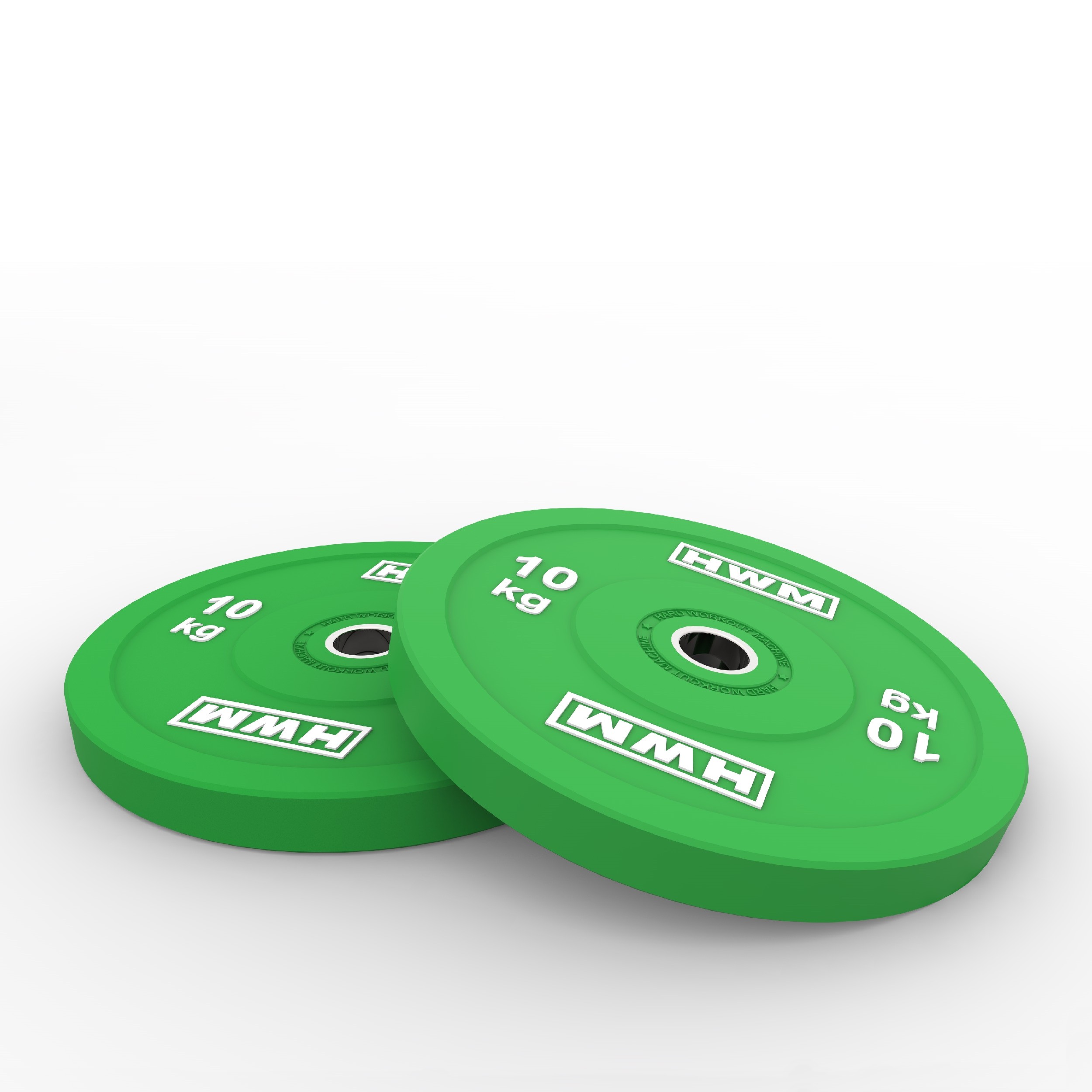 Par Bumper Plates Classic Color 10kg / HWM® — vista 2