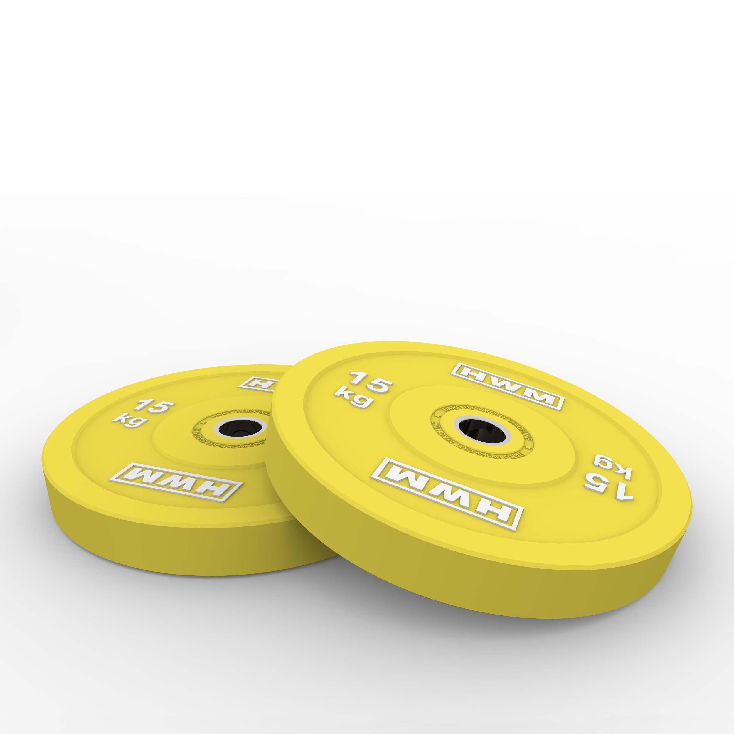 Par Bumper Plates Classic Color 15kg / HWM® — vista 2