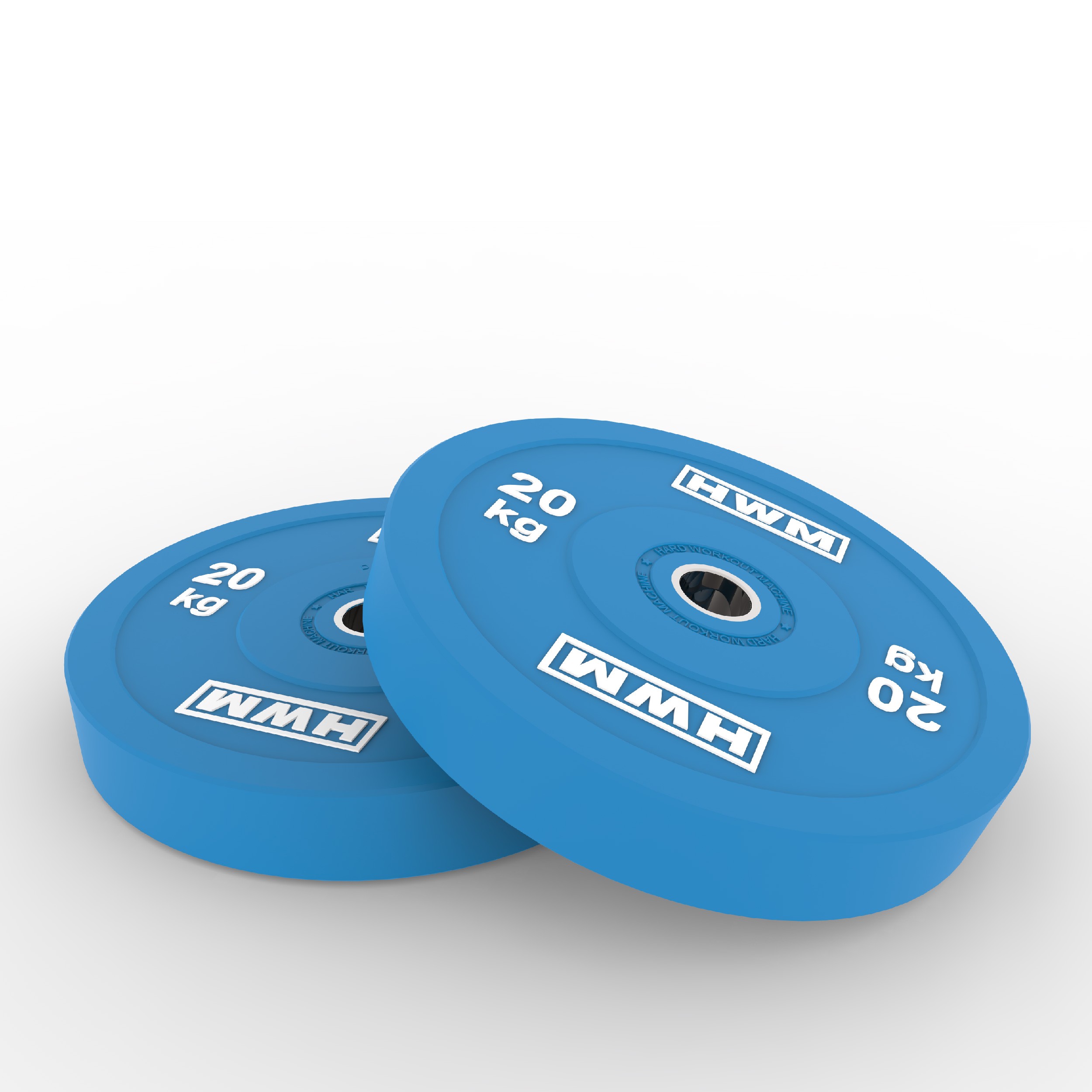 Par Bumper Plates Classic Color 20kg / HWM® — vista 2
