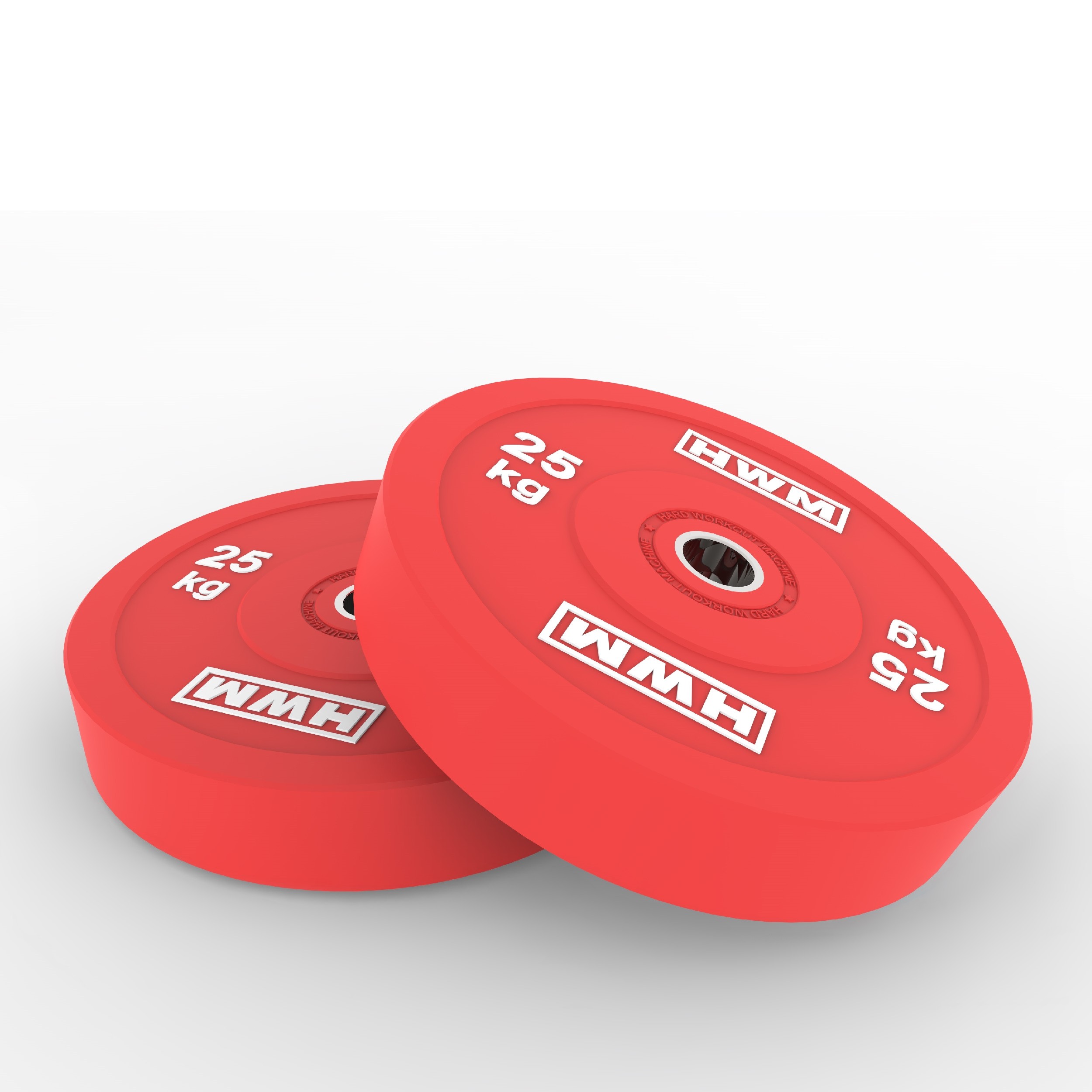 Par Bumper Plates Classic Color 25kg / HWM® — vista 2