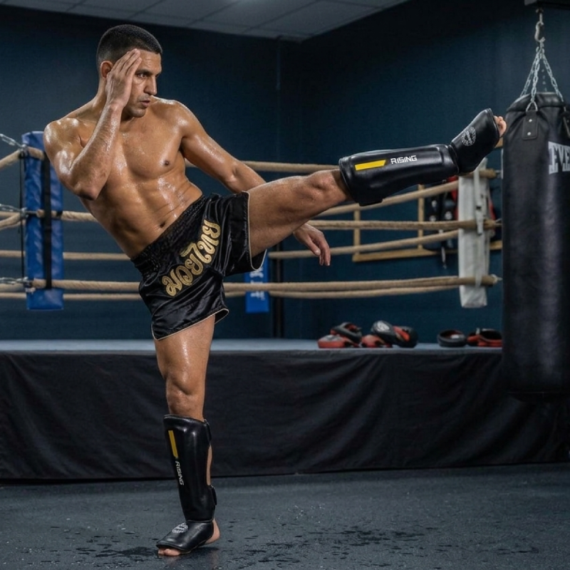 Par Canilleras de Kickboxing / Rising — vista 4