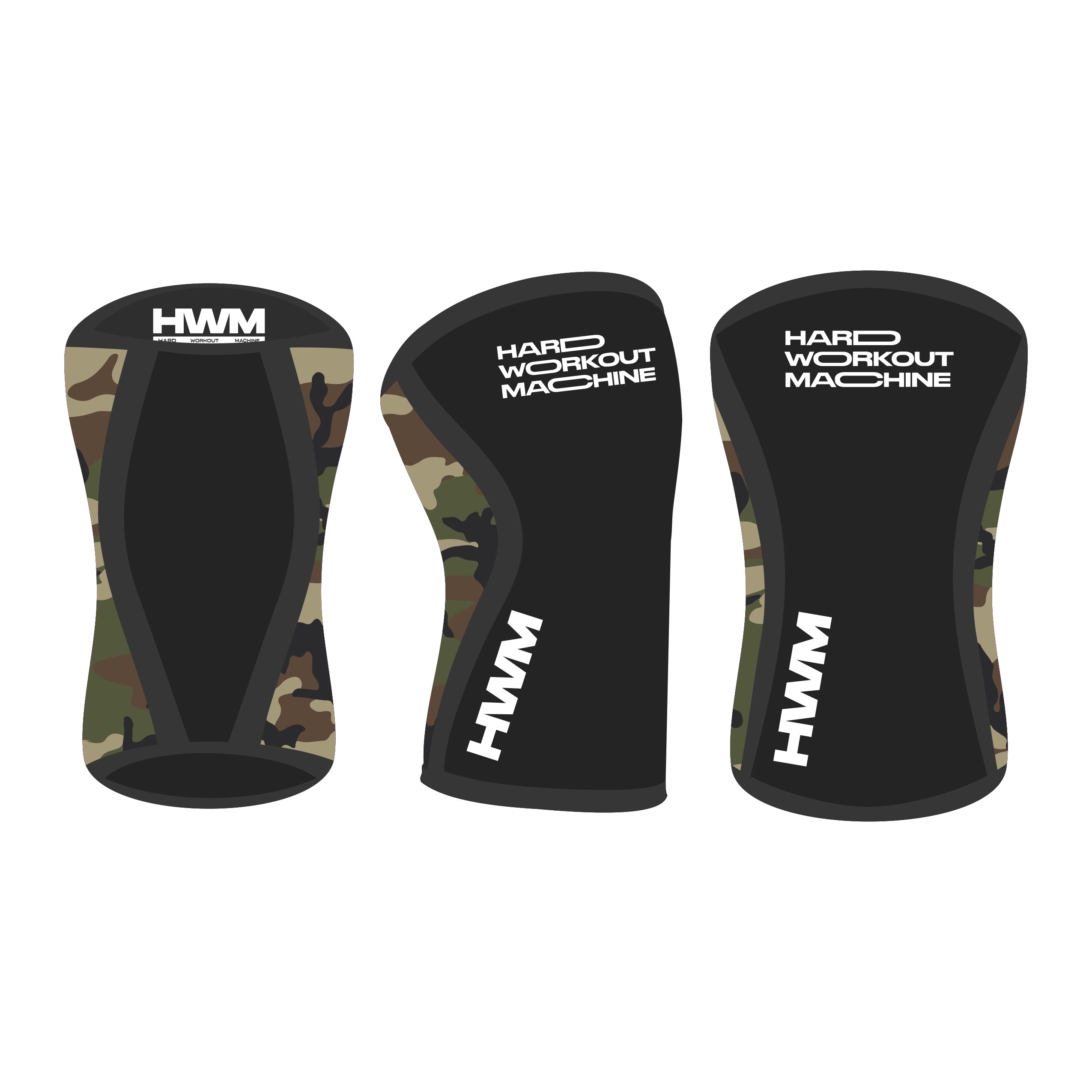 Par Rodilleras de Neopreno 5mm Camo / HWM® — vista 2