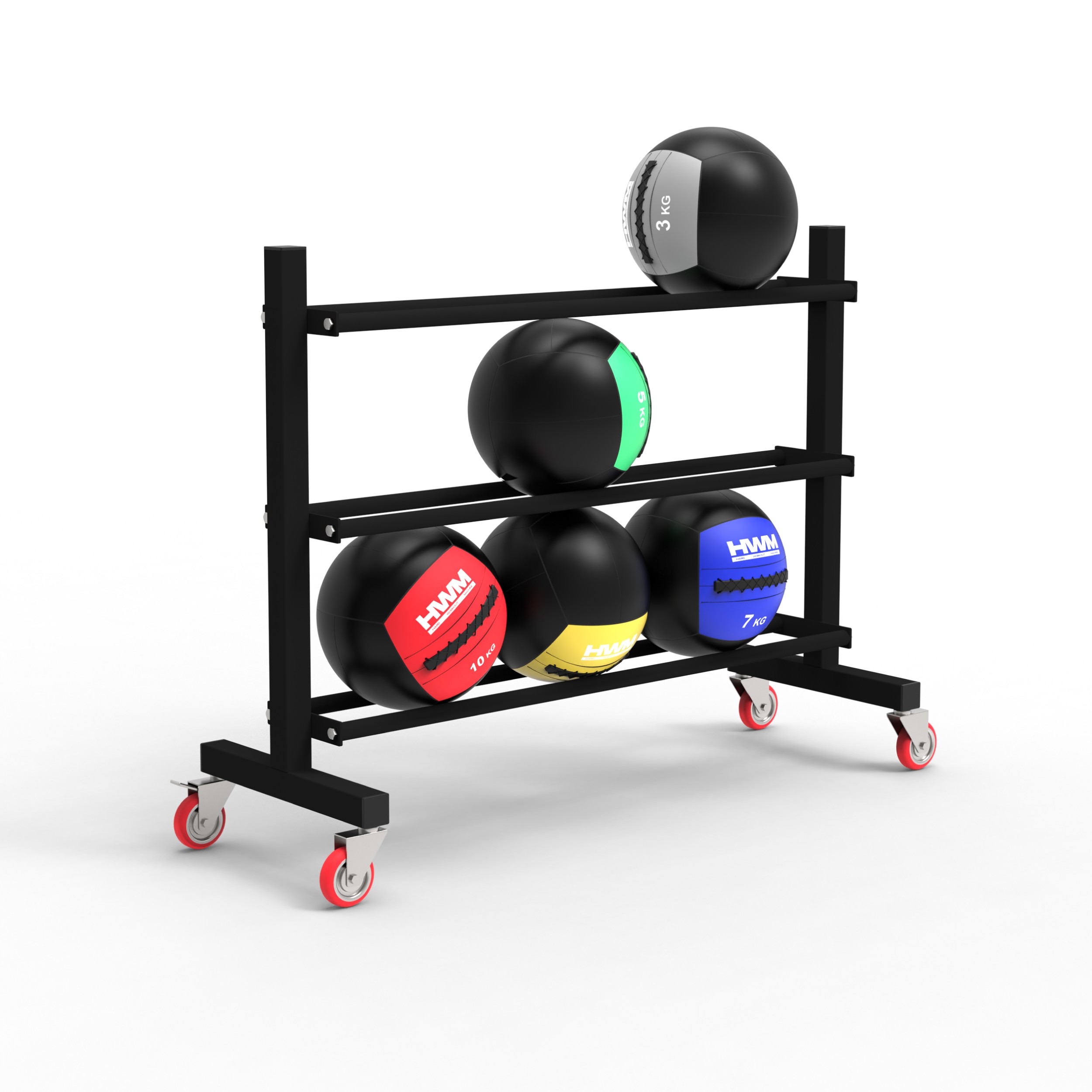 Rack de Almacenamiento Balones Medicinales Horizontal / HWM® — vista 2
