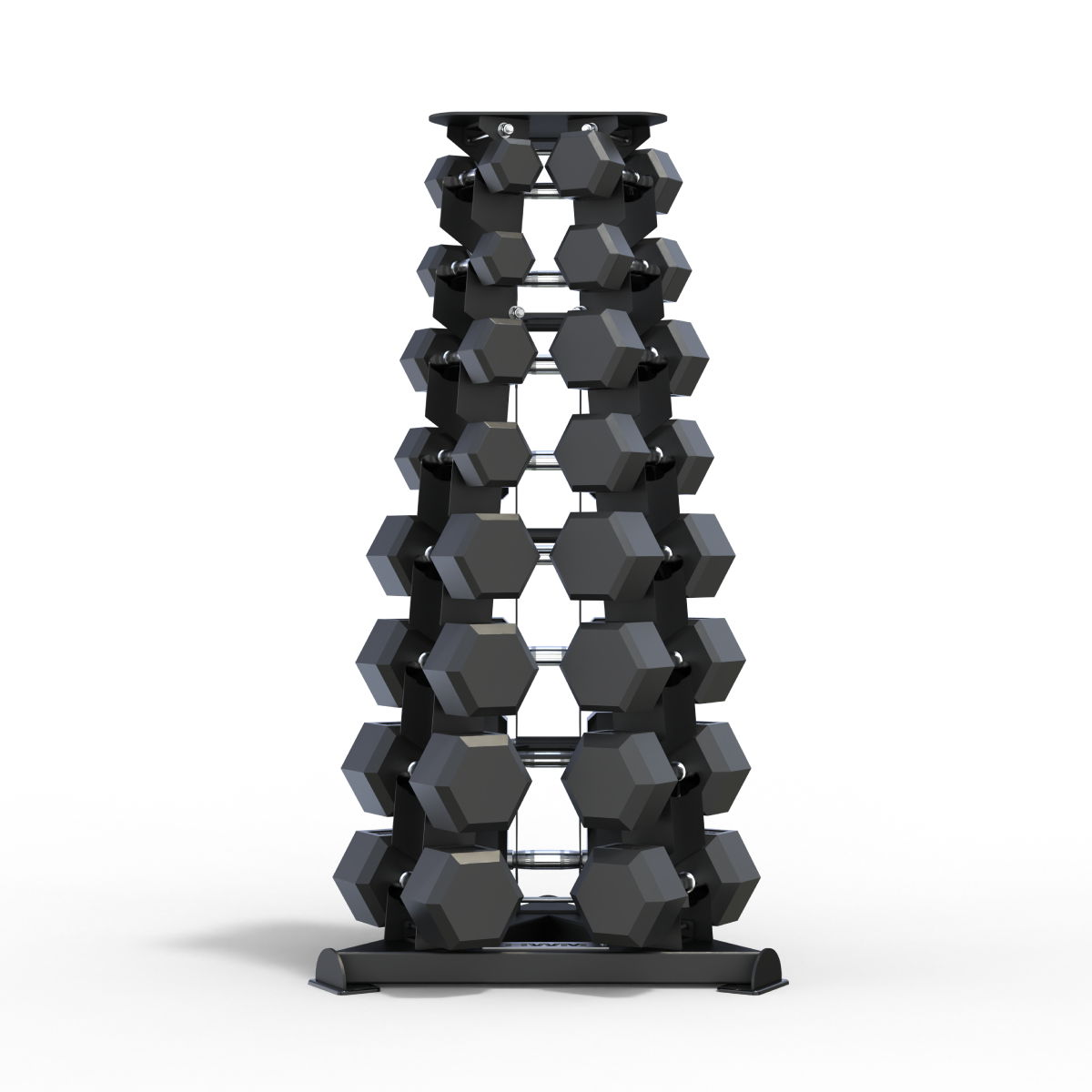 Rack de Almacenamiento Mancuernas 12 Pares Vertical / HWM® — vista 2