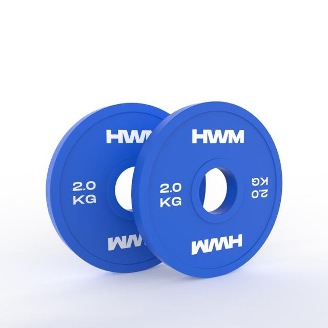 Par Discos Olímpicos Fraccionales 2.0kg / HWM®