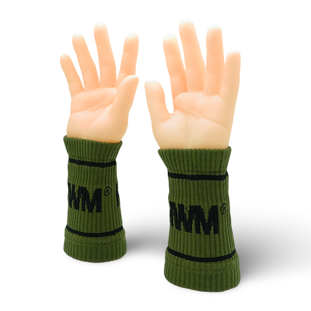 Par Muñequeras de Compresión Oliva / HWM®