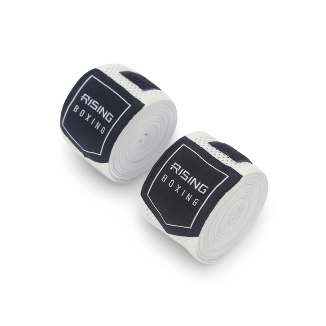Par Vendas de Boxeo Talla S - Blanco / Rising