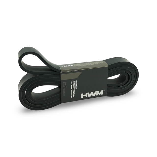 Banda de Resistencia Light 22mm 50Lbs Negro / HWM®