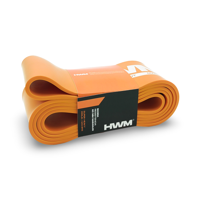 Banda de Resistencia Super Heavy 83mm 230lbs Naranjo / HWM