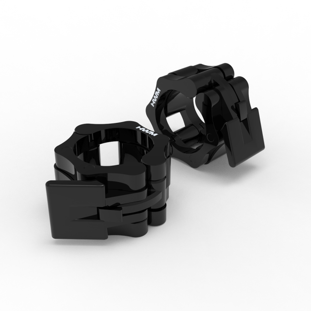Par Collarines Olímpicos de PVC 50mm Negro / HWM®