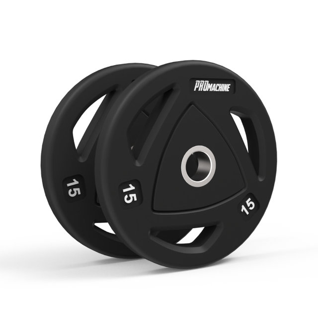 Par Discos Olímpicos Grip Rubber 15kg / PROmachine
