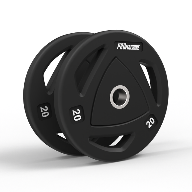 Par Discos Olímpicos Grip Rubber 20kg / PROmachine