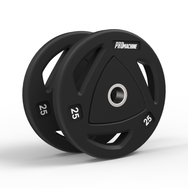 Par Discos Olímpicos Grip Rubber 25kg / PROmachine