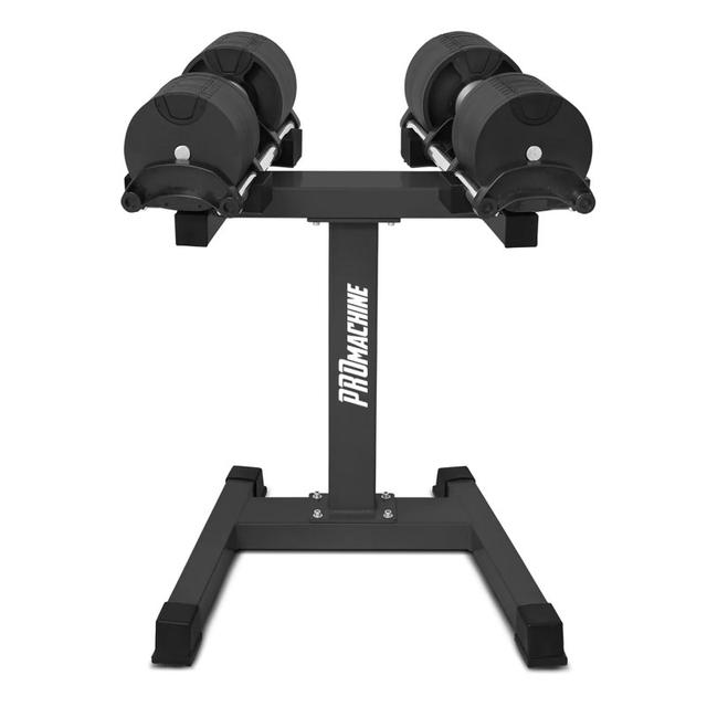 Mancuernas Ajustables 2 x 20kg + Rack / PROmachine