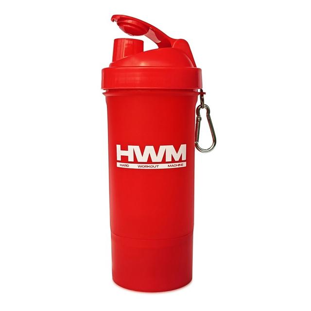Shaker PVC 600ml Rojo / HWM®