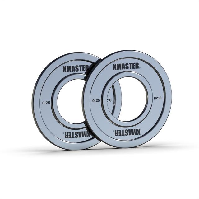 Par Discos Fraccionados Chromed Steel 0.25kg / XMASTER