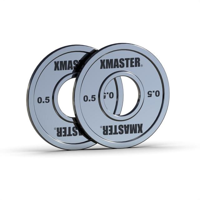 Par Discos Fraccionados Chromed Steel 0.5kg / XMASTER