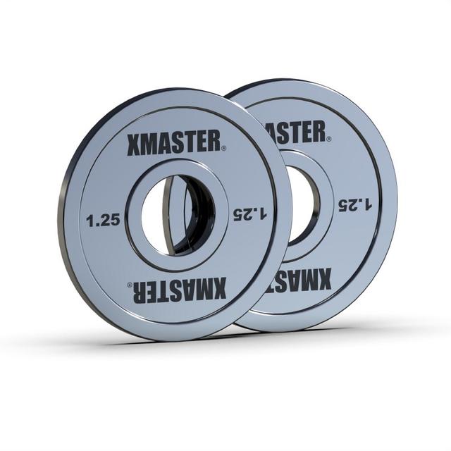 Par Discos Fraccionados Chromed Steel 1.25kg / XMASTER