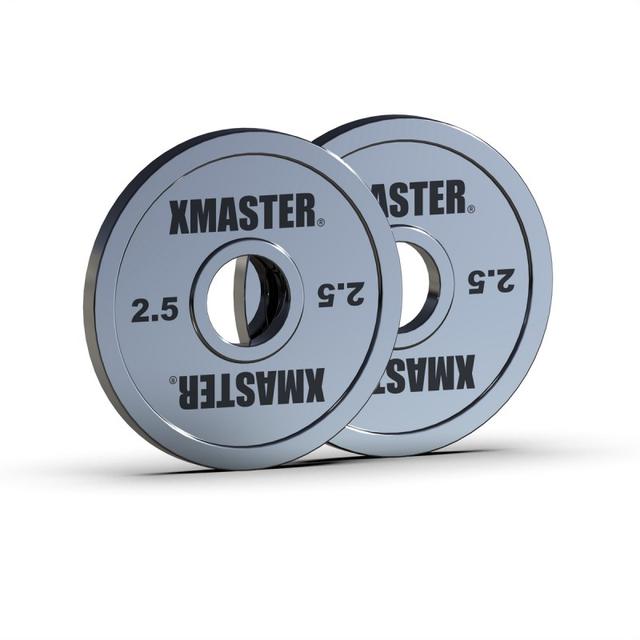 Par Discos Fraccionados Chromed Steel 2.5kg / XMASTER