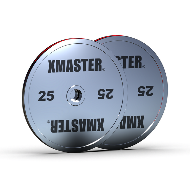 Par Discos Powerlifting Chromed Steel 25kg / XMASTER