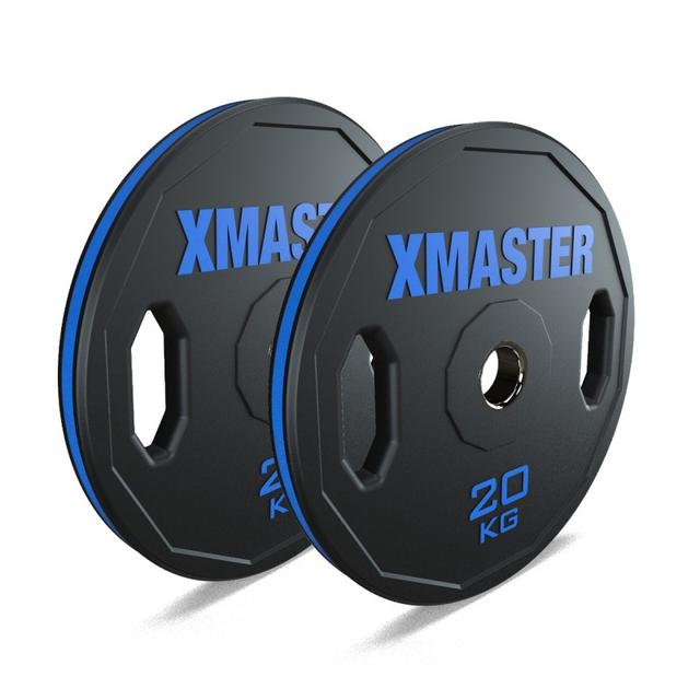 Par Discos Olímpicos Rubber Hand Grip 20kg / XMASTER