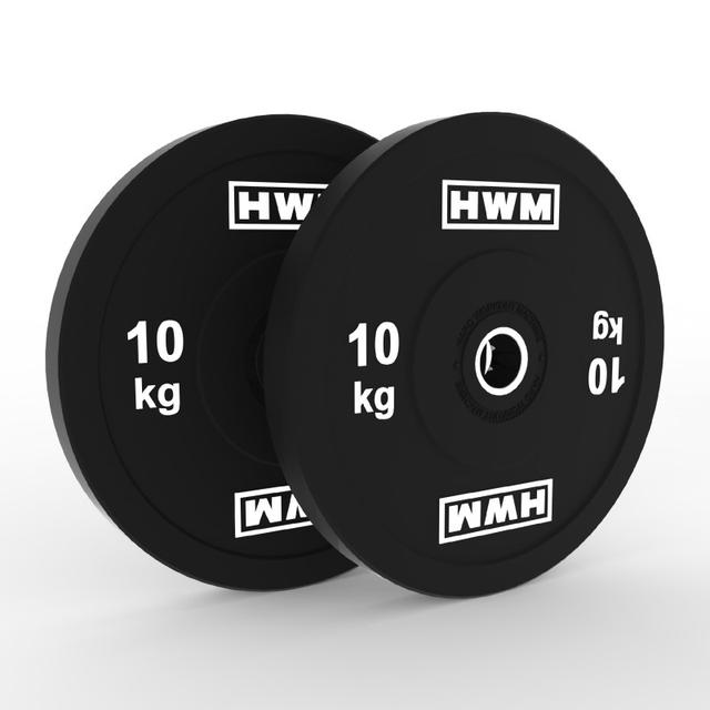 Par Bumper Plates Classic Black 10kg / HWM®