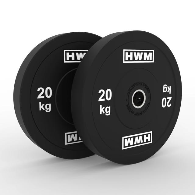 Par Bumper Plates Classic Black 20kg / HWM®