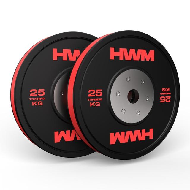 Par Bumper Plates Color Stripe 25kg / HWM®