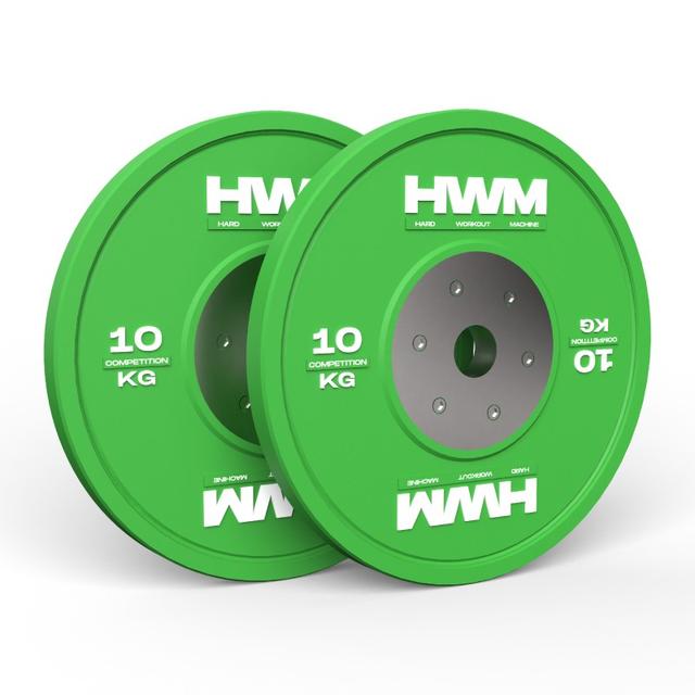 Par Bumper Plates Competición 10kg / HWM®