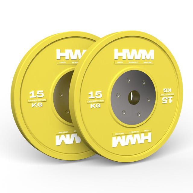 Par Bumper Plates Competición 15kg / HWM®