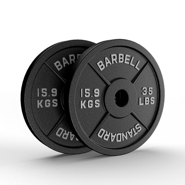 Par Discos Olímpicos 35lb / Barbell Standard
