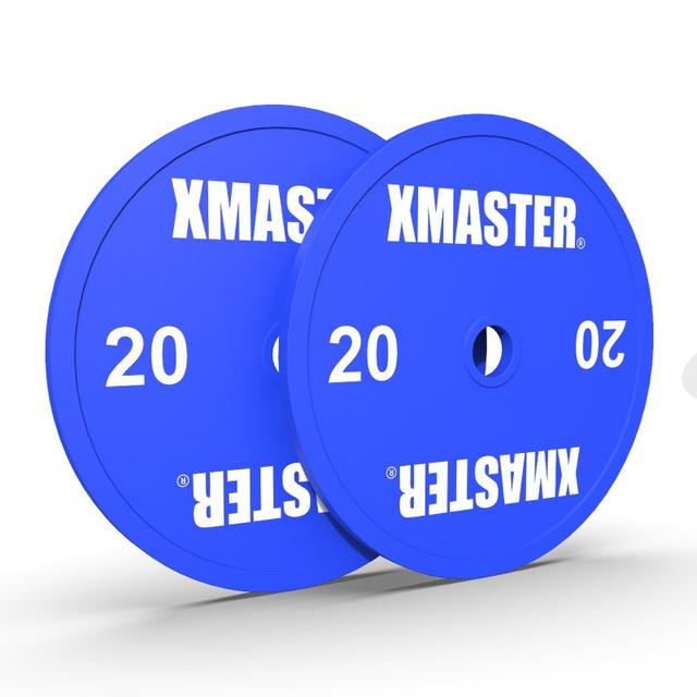 Par Discos Calibrados Powerlifting 20kg Azul / XMASTER
