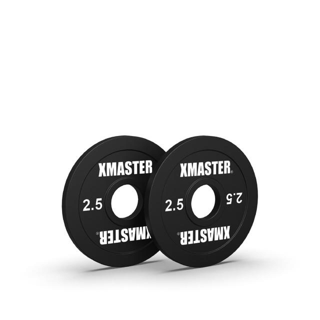 Par Discos Calibrados Powerlifting 2.5kg Negro / XMASTER