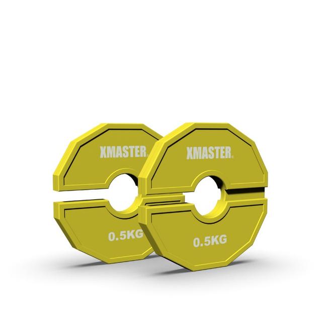 Par Discos Fraccionales Add-On 0.5kg Amarillo / XMASTER