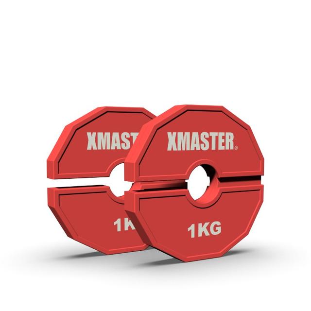 Par Discos Fraccionales Add-On 1.0kg Rojo / XMASTER