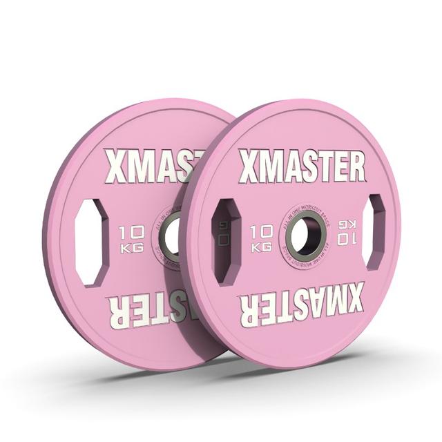 Par Discos Olímpicos CPU Pink Grip 10kg / XMASTER