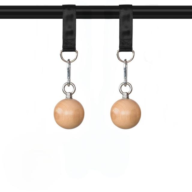 Par Agarres OCR Pull Up Balls de Madera 68mm / Araknido