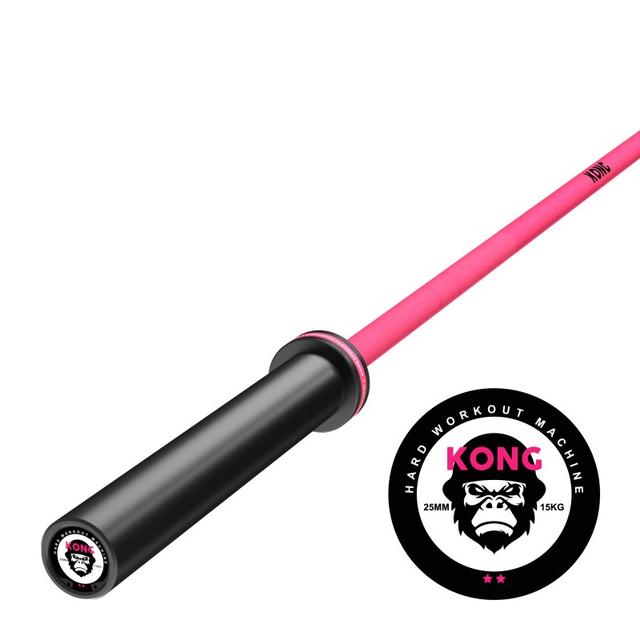 Barra Olímpica Cerakote Pink 15kg / KONG