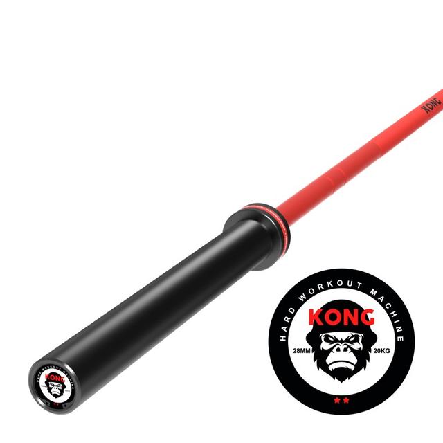 Barra Olímpica Cerakote Rojo 20kg / KONG
